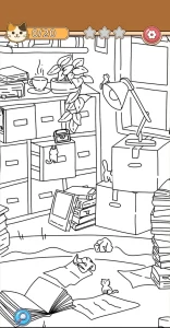 「Pにゃんこをさがせ！」のプレイ画面