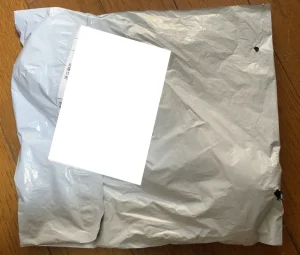 Aliexpressから届いた商品の外装